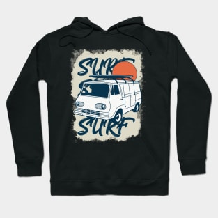 Vintage Surfer Van Design For Surfers And Adventurers Hoodie